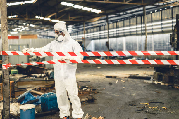 Professional Biohazard technician working in Andover, MN
